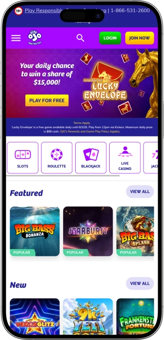 PlayOJO Casino App